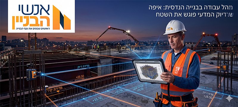 מנהל עבודה בבנייה הנדסית | מנהל עבודה בבנייה - אנשי הבניין