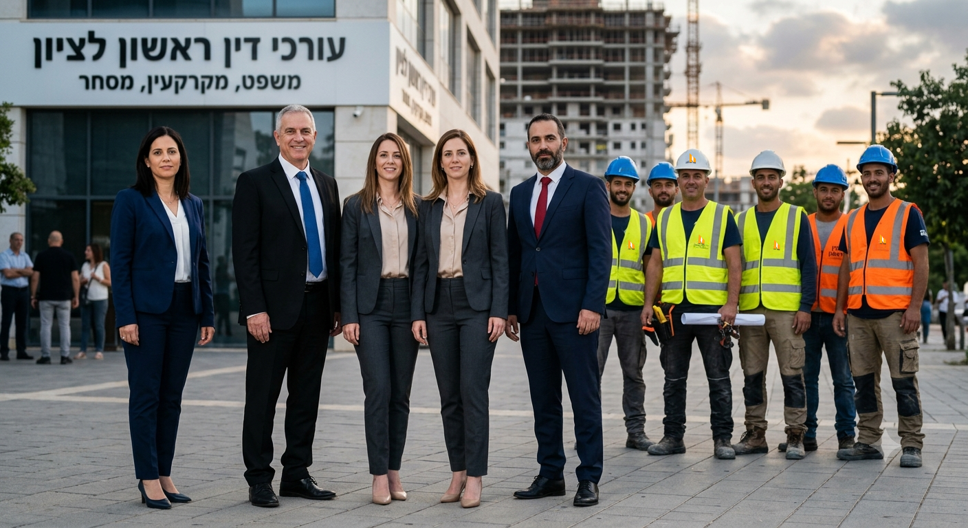 כיצד לייצר מעטפת הגנה משפטית בענף הבנייה? מדריך לקבלנים על אחריות פלילית, ניהול סיכוני בטיחות, השמת עובדים דרך consworkers ושימוש ב-CRM של BuildNav.